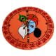 Handcrafted Lippan Art Krishna Wall Clock